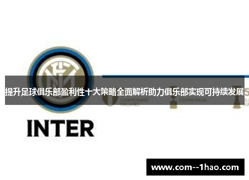 提升足球俱乐部盈利性十大策略全面解析助力俱乐部实现可持续发展