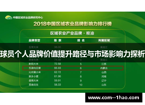 球员个人品牌价值提升路径与市场影响力探析