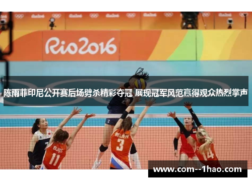 陈雨菲印尼公开赛后场劈杀精彩夺冠 展现冠军风范赢得观众热烈掌声